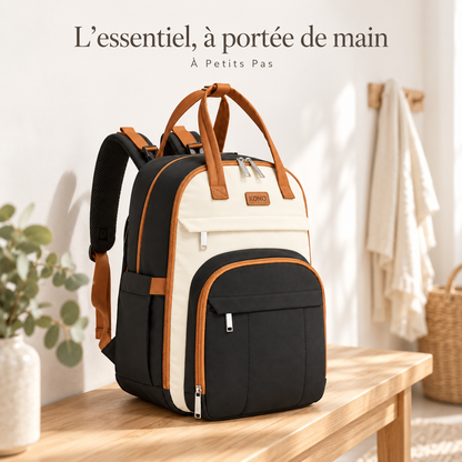 L’essentiel, à portée de main — Sac à dos à langer — 3 poches isothermes