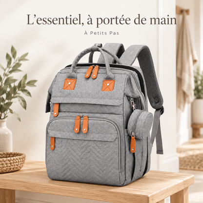 L’essentiel, à portée de main — Sac à dos à langer nomade