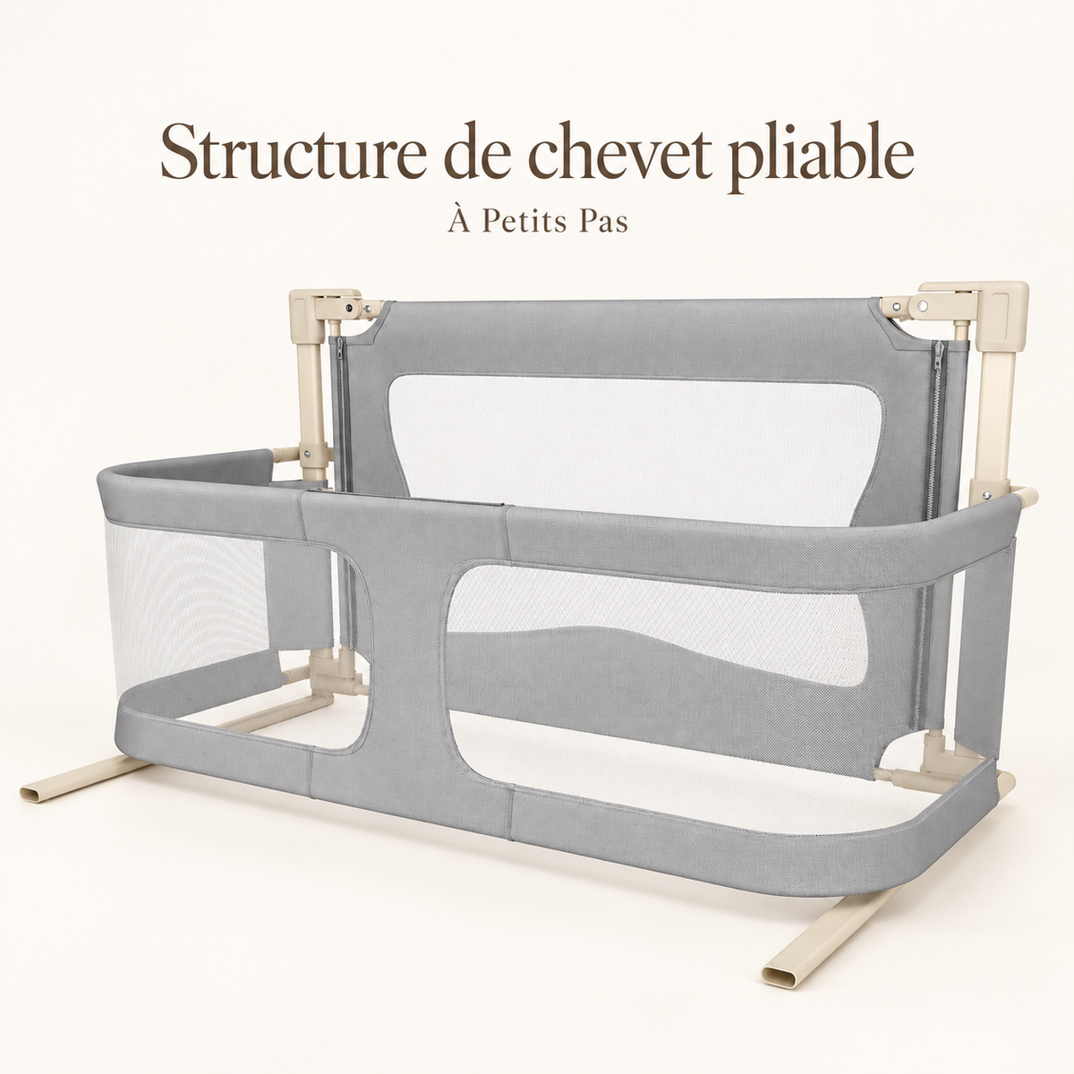 Structure de chevet pliable — Structure de chevet pliable — paroi abaissable