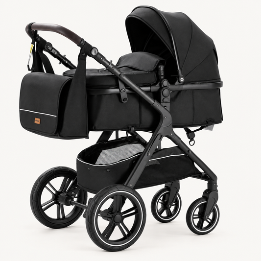 Poussette modulable avec sac assorti — Noir