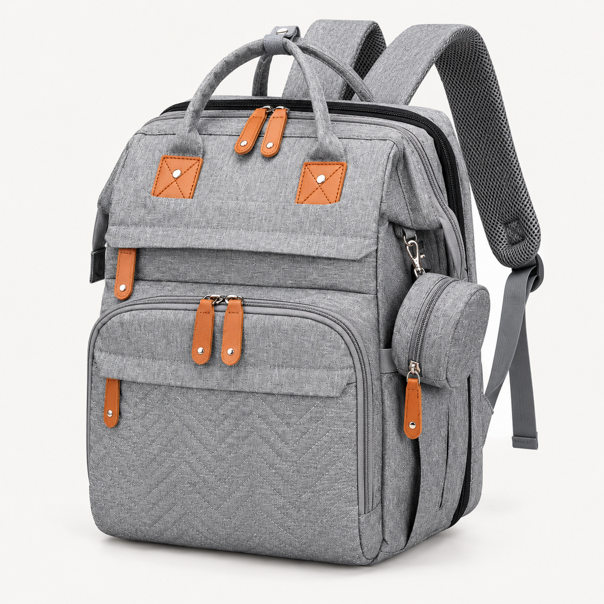 Sac à dos à langer nomade — Gris