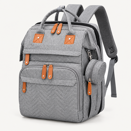 Sac à dos à langer nomade — Gris