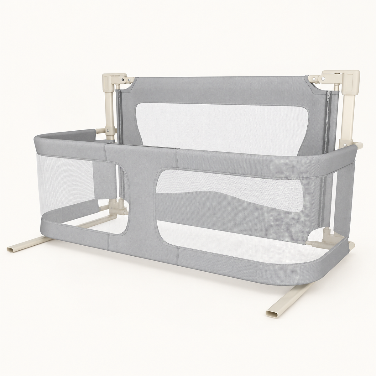 Structure de chevet pliable — paroi abaissable — Gris