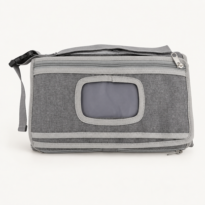 Kit de change nomade — pochette grise — Gris