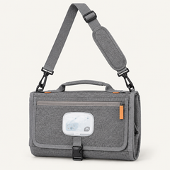 Tapis de change nomade — poche à lingettes